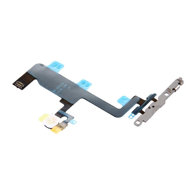 Power Button Flex Cable with Flashlight Brackets for iPhone 6, For iPhone 6 (Flshlight+Brackets)