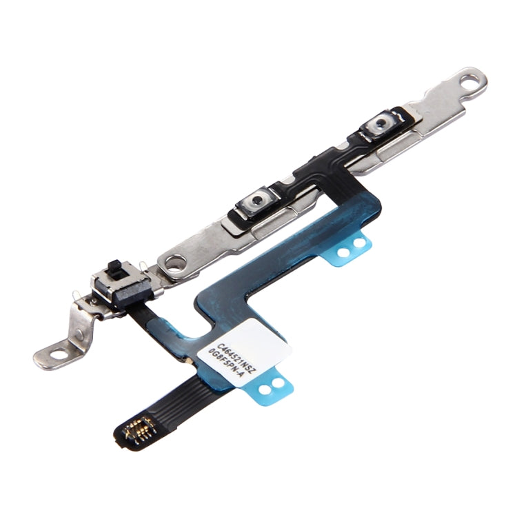 Volume Button and Mute Switch Flex Cable with Bracket for iPhone 6, iPhone 6