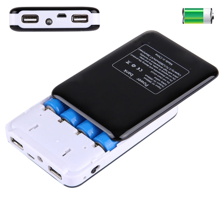 Per iPhone, iPad, Samsung, LG, Sony Ericsson, MP4, PSP, fotocamera, batterie non incluse (consegna colore casuale), For 4 x 18650 Batteries