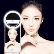 For iPhone, Galaxy, Huawei, Xiaomi, LG, HTC and other smartphones with adjustable clip and USB cable