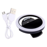 Clip regolabile con cavo USB per smartphone compatibili