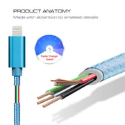 Cavo dati/caricabatterie 8 pin USB 3m