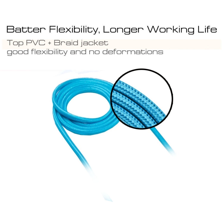 Cavo dati e caricabatterie 8 pin USB 3m 3A metallo