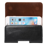 Custodia in vera pelle per smartphone 4,8" compatibile