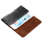 Custodia in vera pelle per smartphone 4,8" compatibile