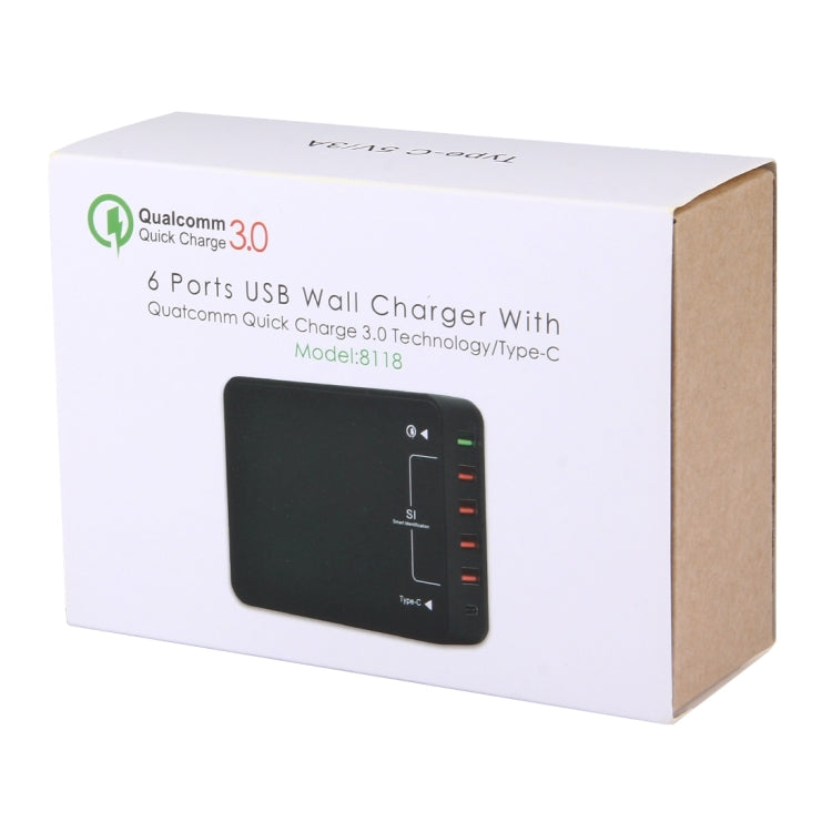 Caricatore USB da tavolo Quick Charge 3.0 8A