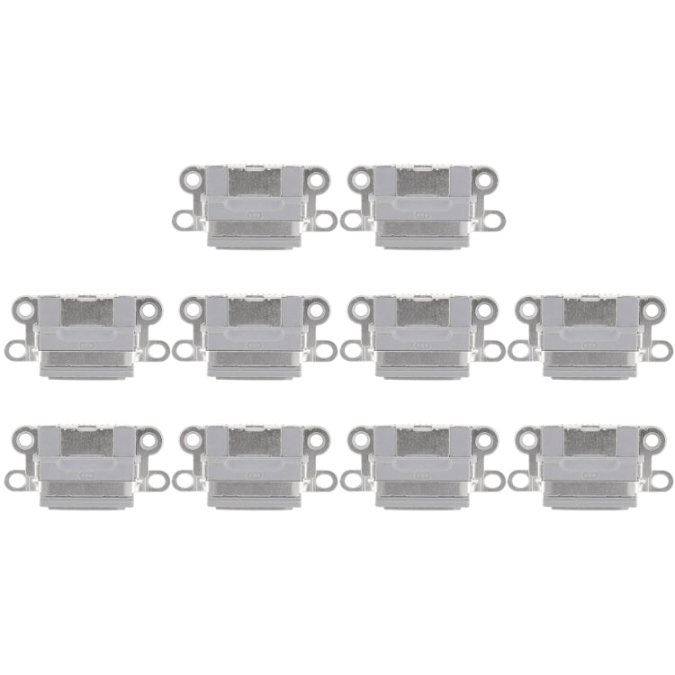 10 connettori porta ricarica per iPhone 6 e 6S grigio