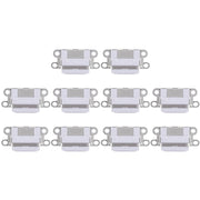 10 connettori per porta di ricarica per iPhone 6 / 6S, For iPhone 6 / 6S, For iPhone 6 / 6S (Light Grey)