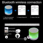 Mini altoparlante Bluetooth A9 con luce LED