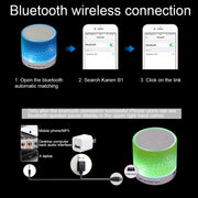 Mini altoparlante Bluetooth A9 con luce LED