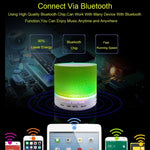 Mini altoparlante Bluetooth A9 con luce LED