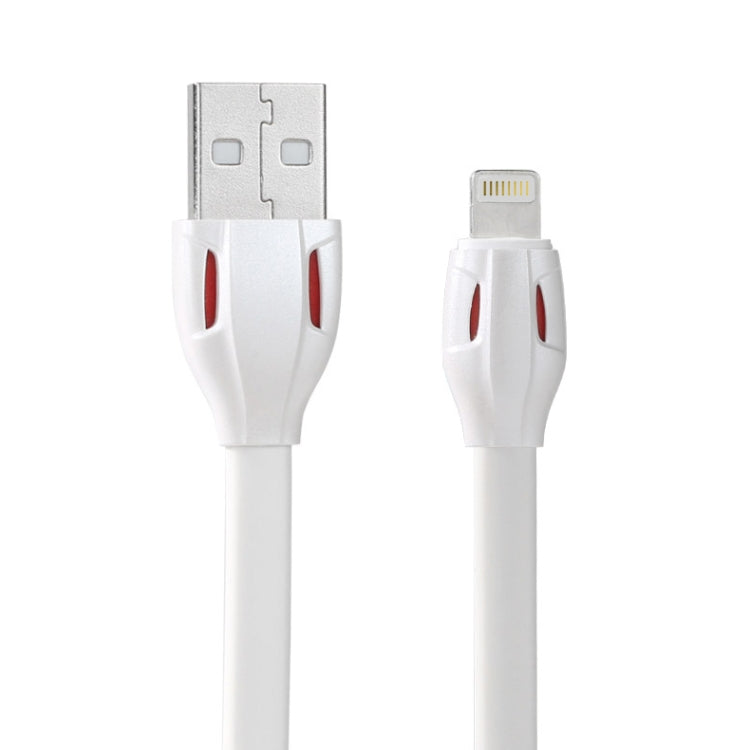 REMAX RC-035i Serie Laser 1m 2.1A Cavo caricabatterie per sincronizzazione dati da 8 pin a USB con indicatore LED, White, Gold