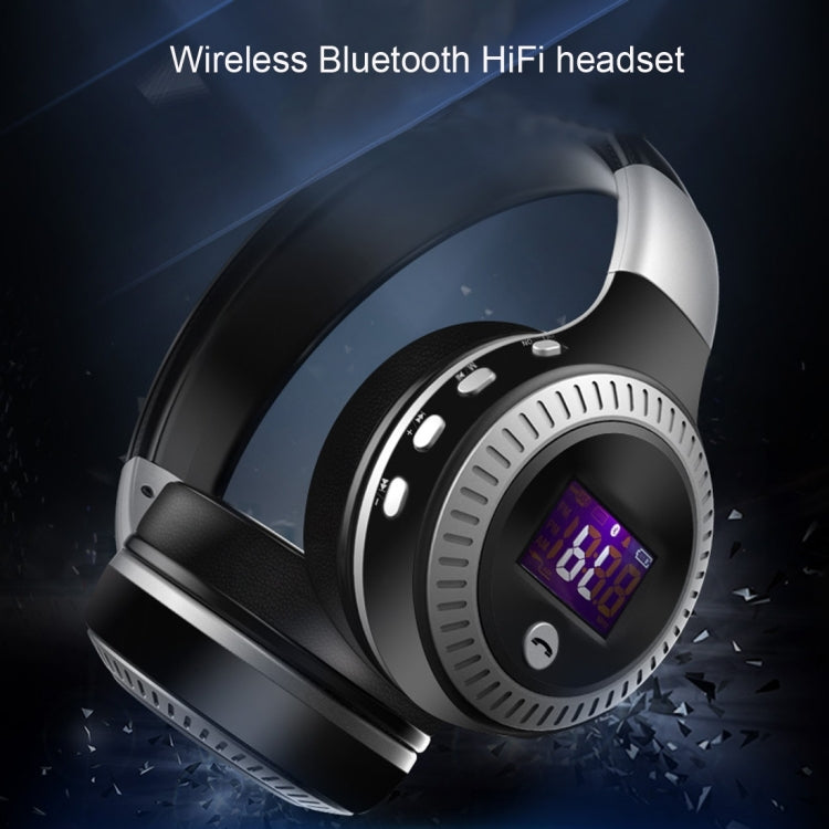 Zealot B19 Auricolare musicale stereo Bluetooth con archetto pieghevole con display per iPhone, Galaxy, Huawei, Xiaomi, LG, HTC e altri smartphone