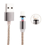 Cavo ricarica magnetico 1m per dispositivi 8 pin con LED