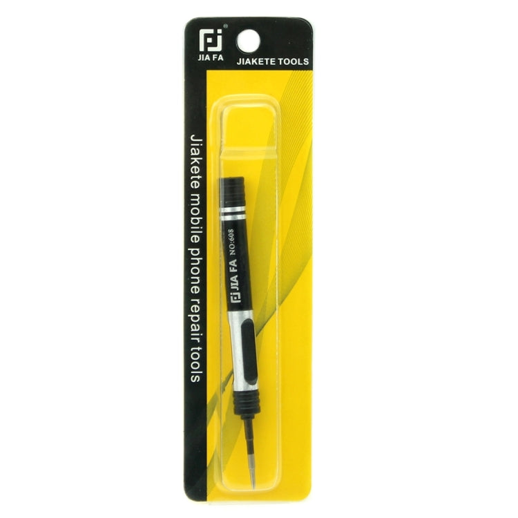 JIAFA JF-608-2.5 Hollow Cross Center Frame Repair Screwdriver 2.5 (Black), 2.5 Hollow Cross