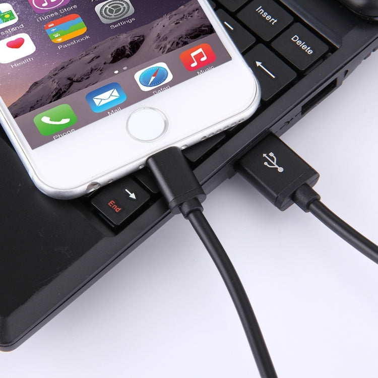 Cavo di ricarica per sincronizzazione dati da 1 m 3 A da 8 pin a USB per iPhone, iPad, diametro: 4 cm