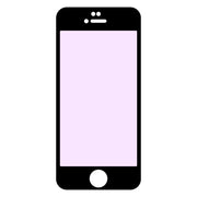 Pellicola in vetro temperato per iPhone 6/6S