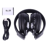 Cuffie wireless HiFi BS-N65 con FM e LCD