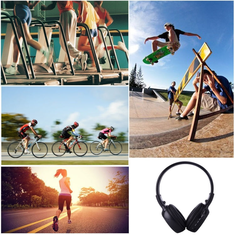 Cuffie wireless HiFi BS-N65 con FM e LCD