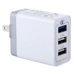 Caricatore rapido USB 3 porte per smartphone compatibili
