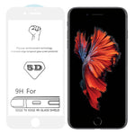 Pellicola in vetro temperato per iPhone 6/6s con colla bianca