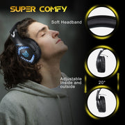 ONIKUMA K1 PRO Cuffie da gioco surround stereo con microfono e luci a LED