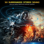 ONIKUMA K1 PRO Cuffie da gioco surround stereo con microfono e luci a LED