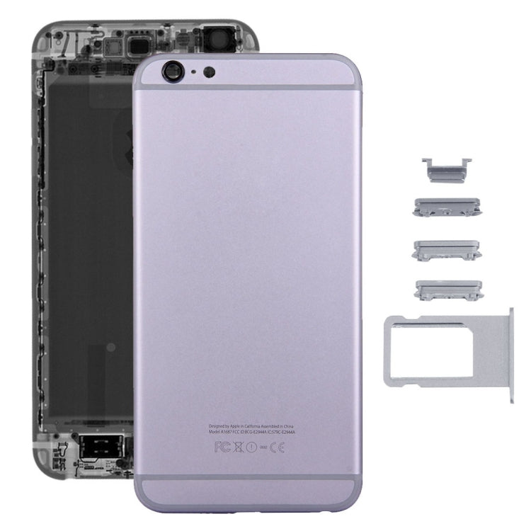 5 in 1 per iPhone 6s Plus (cover posteriore + vassoio scheda + tasto controllo volume + pulsante accensione + tasto vibrazione interruttore mute) Cover alloggiamento completo (oro+nero), For 6s Plus, For iPhone 6s Plus (with side Key)                  ...