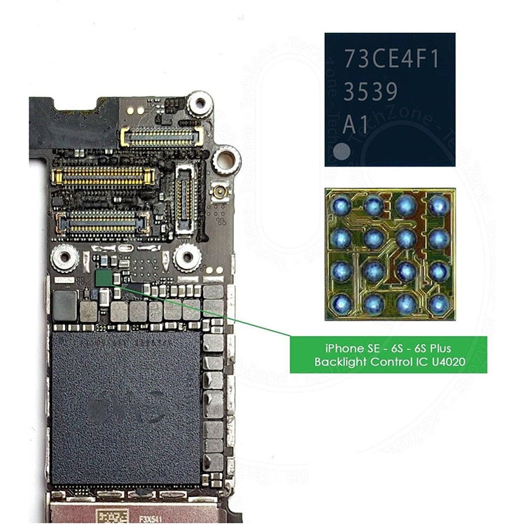 Backlight Control IC U4020 for iPhone 6s Plus and 6s, For 6sP & 6s U4020