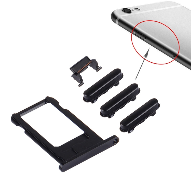 Ricambio 4 in 1 tasti e vassoio scheda per iPhone 6s Plus