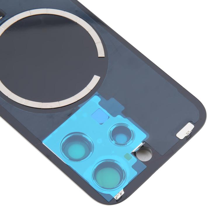 Per iPhone 16 Pro Max Cover posteriore in vetro originale con batteria e copriobiettivo della fotocamera + magnete MagSafe, For iPhone 16 Pro Max(Original with MagSafe).