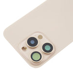 Per iPhone 16 Pro Max Cover posteriore in vetro originale con batteria e copriobiettivo della fotocamera + magnete MagSafe, For iPhone 16 Pro Max(Original with MagSafe).