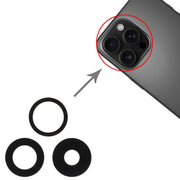 For iPhone 16 Pro / 16 Pro Max 3 in 1 Rear Camera Lens, For iPhone 16 Pro / 16 Pro Max