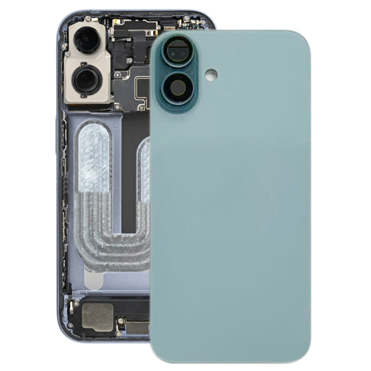 Per iPhone 16 Plus Cover posteriore batteria con copriobiettivo fotocamera, For iPhone 16 Plus