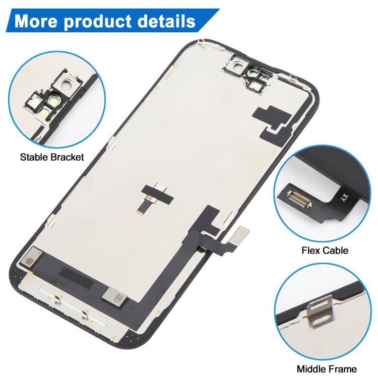 Schermo LCD HD+ con digitalizzatore per iPhone 16