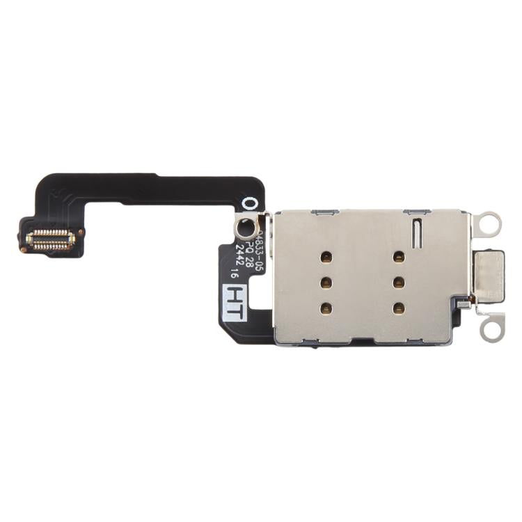 For iPhone 16 Single SIM Card Holder with Flex Cable, For iPhone 16 (Single Card)