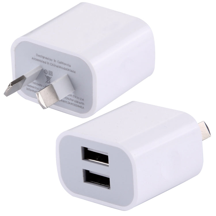 Caricatore 2 porte USB ad alta compatibilità 5V 2A, presa AU