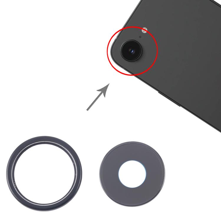 Copertura per obiettivo della fotocamera posteriore dell'iPhone 16e, For iPhone 16e