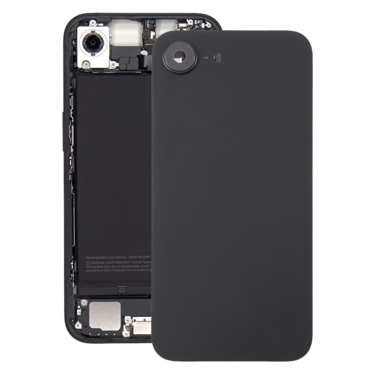 Cover posteriore in vetro per batteria per iPhone 16e, For iPhone 16e(with Camera Lens), For iPhone 16e(with Camera Lens Frame)