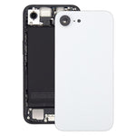 Cover posteriore in vetro per batteria per iPhone 16e, For iPhone 16e(with Camera Lens), For iPhone 16e(with Camera Lens Frame)