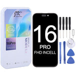 Schermo LCD JK incell per iPhone 16 Pro, For iPhone 16 Pro
