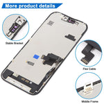 Schermo LCD JK incell per iPhone 16 Pro, For iPhone 16 Pro