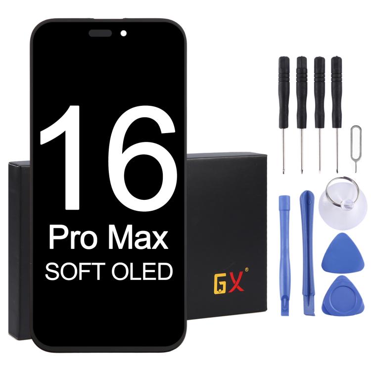 Schermo OLED morbido GX per iPhone 16 Pro Max, For iPhone 16 Pro Max(GX Soft LCD)