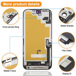 Schermo OLED morbido HXL per iPhone 16, For iPhone 16