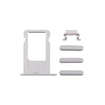 4 in 1 per iPhone 6 Plus (vassoio scheda + tasto controllo volume + pulsante accensione + tasto vibrazione interruttore mute), For iPhone 6 Plus