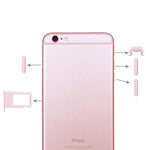 4 in 1 per iPhone 6 Plus (vassoio scheda + tasto controllo volume + pulsante accensione + tasto vibrazione interruttore mute), For iPhone 6 Plus