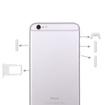 4 in 1 per iPhone 6 Plus (vassoio scheda + tasto controllo volume + pulsante accensione + tasto vibrazione interruttore mute), For iPhone 6 Plus