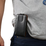 Custodia in vera pelle per smartphone 5,7 pollici
