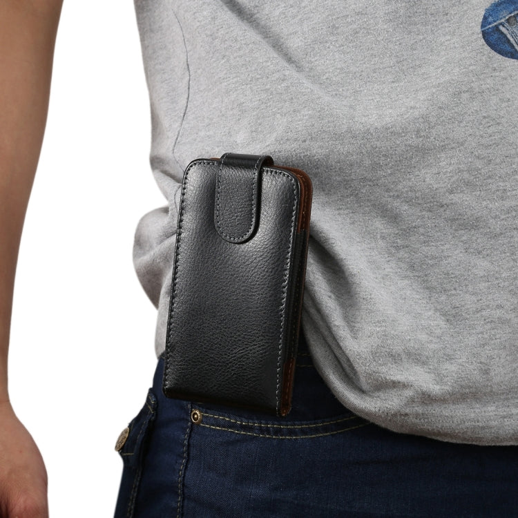 Custodia in vera pelle per smartphone 5,7 pollici