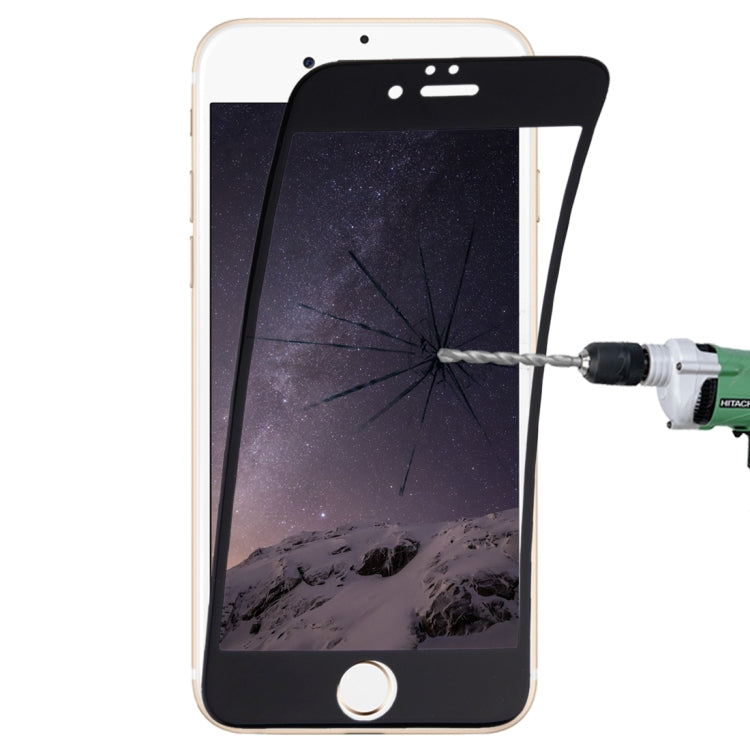 Pellicola in vetro temperato in fibra flessibile a schermo intero da 0,1 mm 9H per iPhone 6 Plus e 6s Plus, For iPhone 6P & 6sP Black, For iPhone 6P & 6sP White